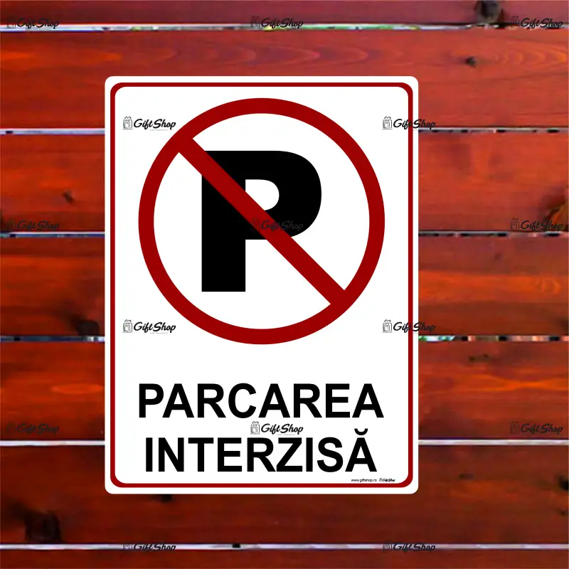 Parcarea interzisa, indicator  200x265 mm